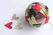 Load image into Gallery viewer, Make an Upcycled Heart Leather Bauble: Kit + Guide
