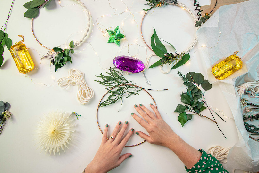 Make a Macrame Christmas Wreath: Course + Kit