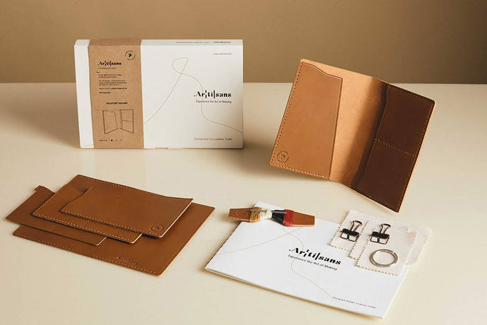 Make Your Own Leather Passport Holder: Kit + Guide