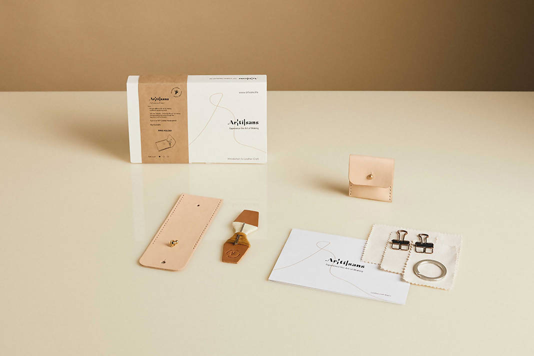 Leather Ring Case: Kit + Guide