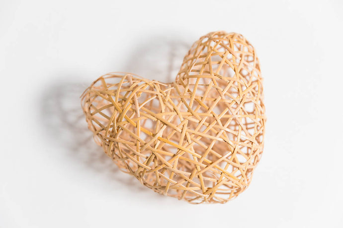 Woven Heart sculpture