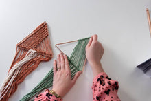 Load image into Gallery viewer, Make a Macrame Geo Wall Hanging: Course + Kit

