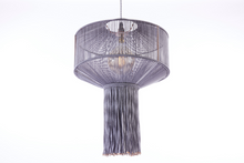 Load image into Gallery viewer, Handmade macramé lantern shade by Heather Orr
