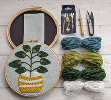 Load image into Gallery viewer, Plant punch needle kit for the beginner: Kit + Guide
