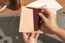 Load image into Gallery viewer, Make Your Own Leather Passport Holder: Kit + Guide
