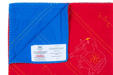 Load image into Gallery viewer, Hand-stitched, multi-purpose baby blanket - Dinajpur (Elephant) Design
