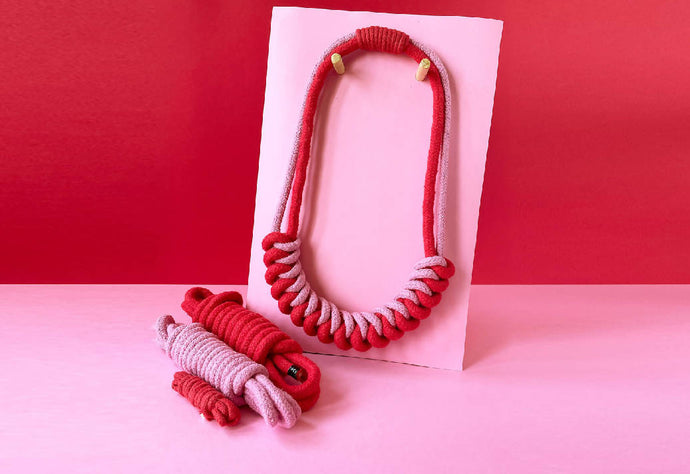 Make a rope knot necklace: Refill materials only