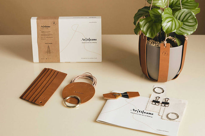 Make Your Own Leather Plant Hanger: Kit + Guide