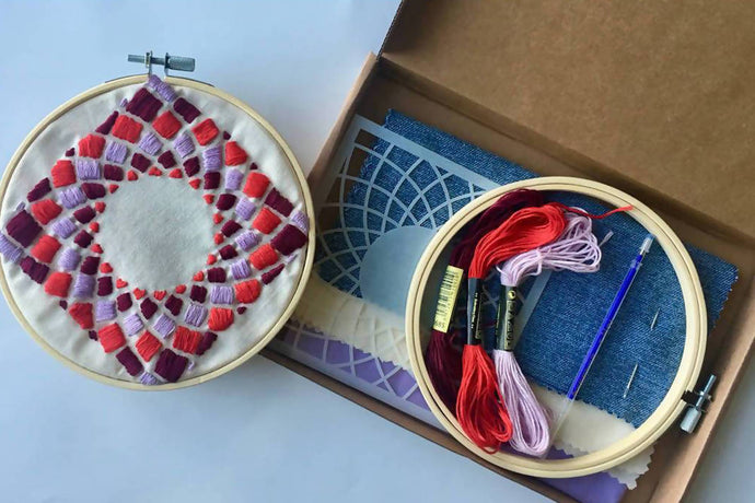 Creation box - Beginner embroidery: Kit + Guide
