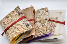 Load image into Gallery viewer, Handmade needle pouch with embroidery + sewing kit
