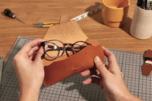 Load image into Gallery viewer, Make Your Own Leather Glasses Case: Kit + Guide

