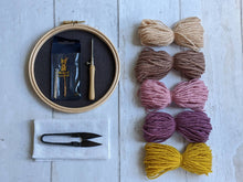 Load image into Gallery viewer, Geo punch needle kit for the beginner: Kit + Guide

