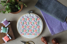 Load image into Gallery viewer, Think outside the box - Beginner embroidery: Kit + Guide
