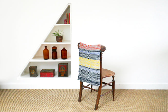 Handwoven baby blanket by Whelan's Weaving