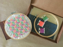 Load image into Gallery viewer, Think outside the box - Beginner embroidery: Kit + Guide
