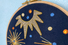 Load image into Gallery viewer, Make an Art Deco Festive Goldwork Embroidery: Course + Kit
