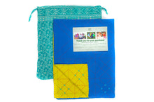 Load image into Gallery viewer, Hand-stitched, multi-purpose baby blanket - Kurigram (Geometric) Design
