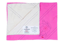 Load image into Gallery viewer, Hand-stitched, multi-purpose baby blanket - Dinajpur (Elephant) Design
