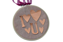 Load image into Gallery viewer, Make an Upcycled Heart Valentines Embroidery Hoop: Kit
